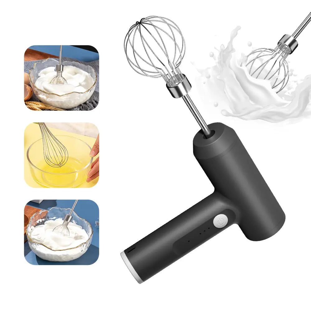 Mini Batidor Eléctrico de Mano — Espumador de Leche y Café