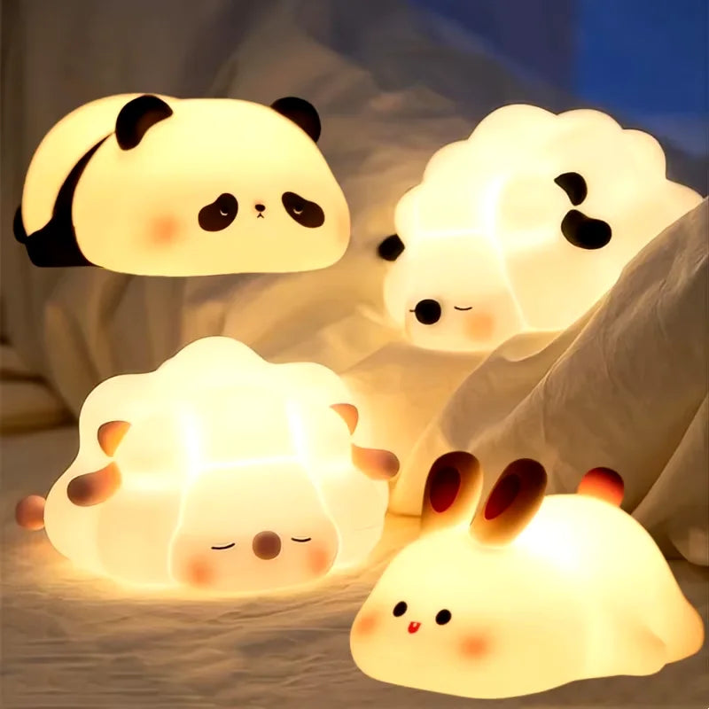 Luz Nocturna de Silicona Panda
