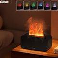 Difusor de Aromas con Efecto Llama — Humidificador y Luz LED