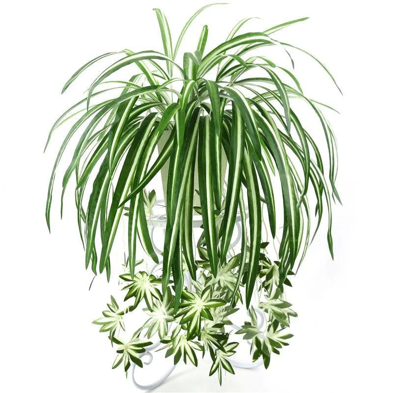 Planta Artificial en Cesta Tejida — Decoración sin Mantenimiento
