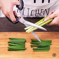 Tijeras de Cocina Multiuso 5 Hojas — Corta Hierbas y Cebollín