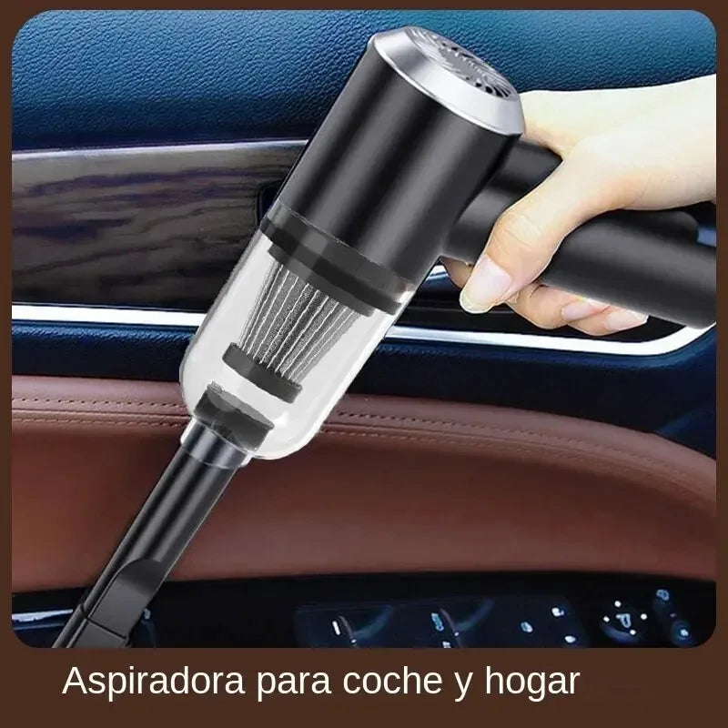 Aspiradora de Mano Inalámbrica 2 en 1 — Potente (Auto y Hogar)