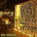 Cortina de Luces LED — Cascada de Hadas para Pared y Ventana