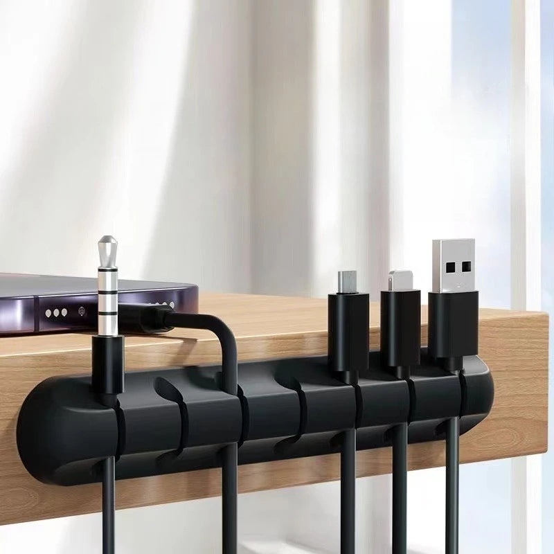 Organizador de Cables Magnético (Set) — Clips Adhesivos